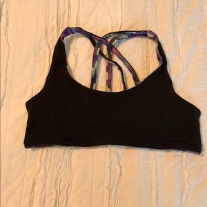 black reversible ivivva sports bra